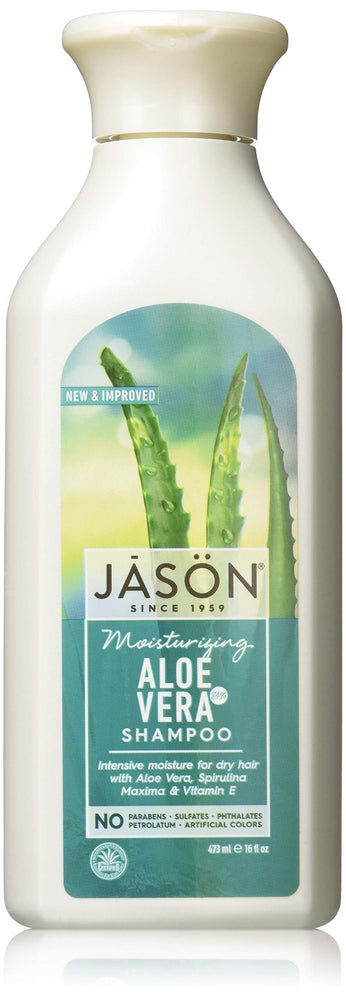 Moisturizing 84% Aloe Vera Shampoo Jason Natural Cosmetics 16 oz Liquid