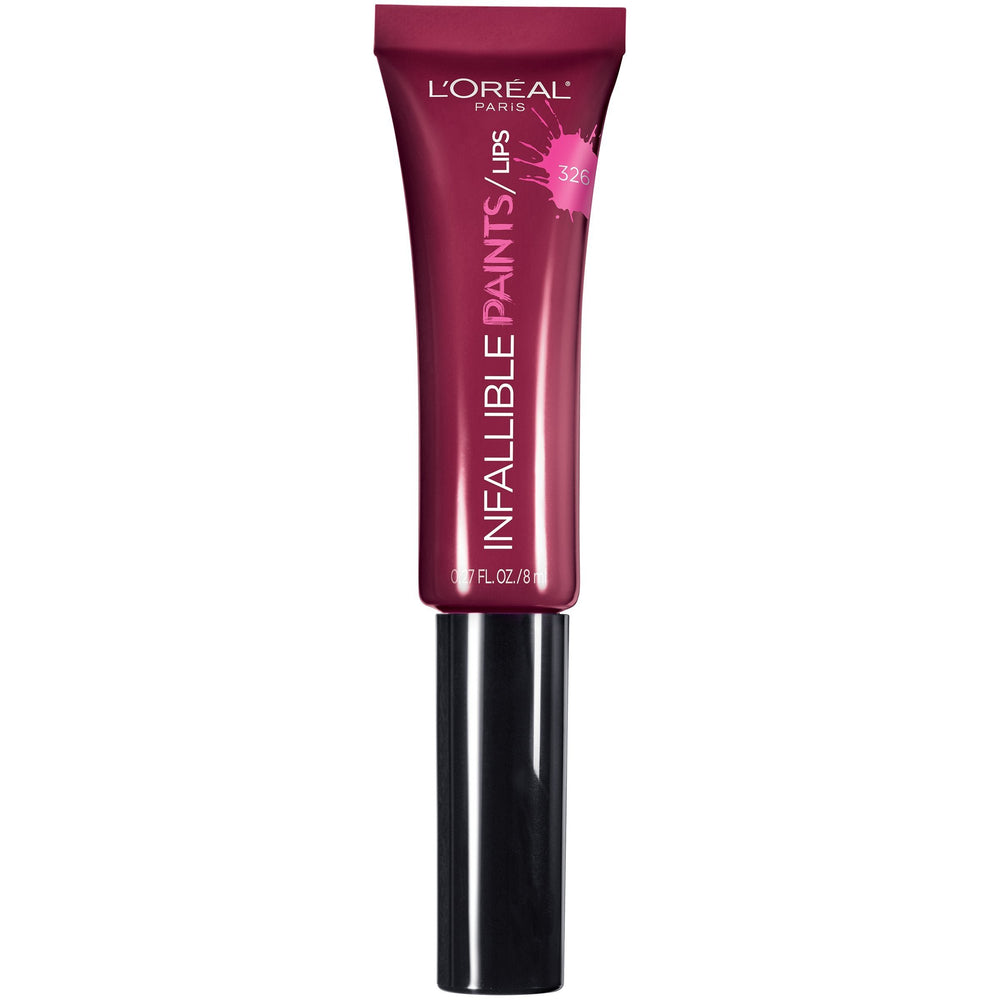 L'Oréal Paris Infallible PAINTS/LIPS, Sultry Sangria, 0.27 fl. oz.