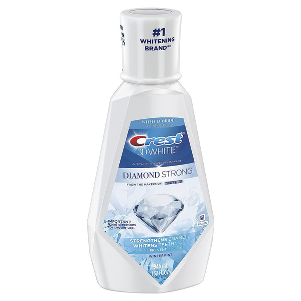 Crest 3D White Mint Mouthwash, 32 Fl Oz (Pack of 1)/Expiry 10/2024