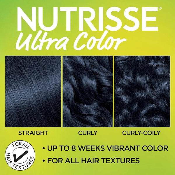 Garnier Hair Color Nutrisse Ultra Color Nourishing Creme, BR2 Dark Intense Burgundy (Passion Fruit) Red Permanent Hair Dye, 2 Count (Packaging May Vary)