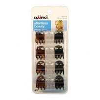 Scunci Claw Clips, Assorted 12 ea
