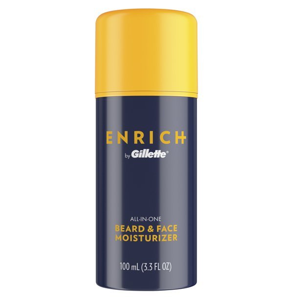 Gillette Enrich Men's All-in-One Beard & Face Moisturizer - 3.3 Fl Oz